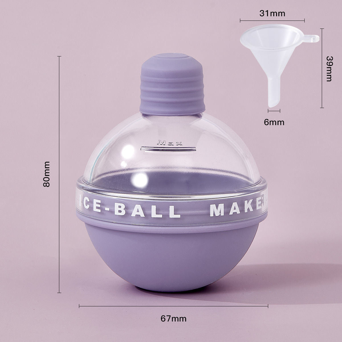 IceBall Maker™|おしゃれな丸型氷が簡単に作れるシリコン製アイスボールメーカー