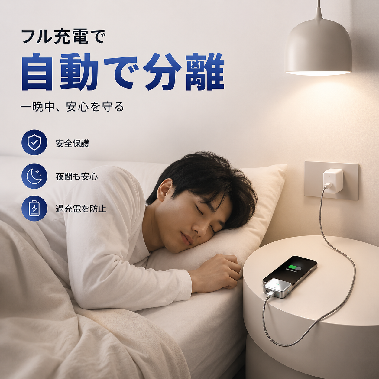 AutoSnap™バッテリーの過熱、もう心配しない