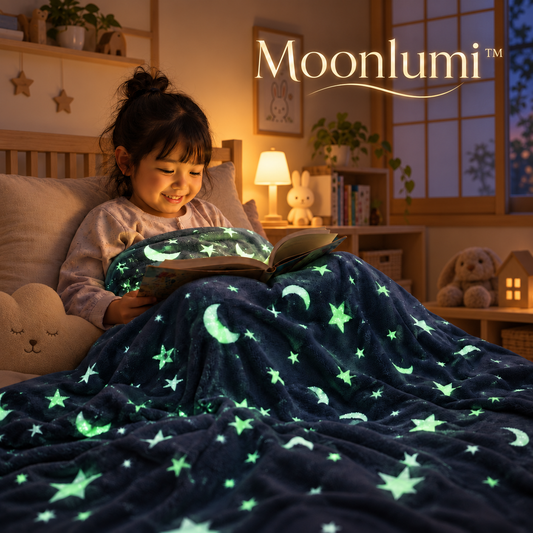 Moonlumi™ | やさしく光る、ふわもこブランケット