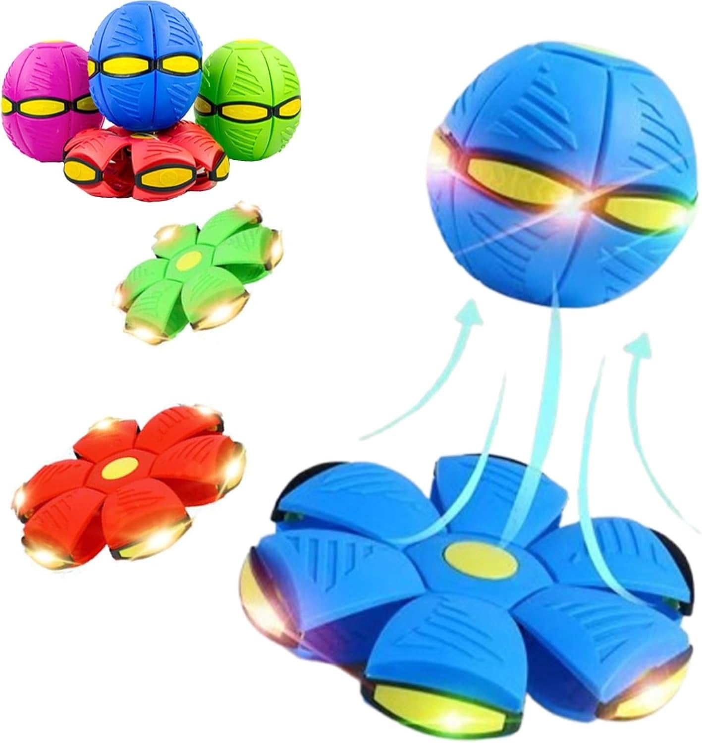 フライボール™ - 子供もペットも夢中になる！変形フライングボール