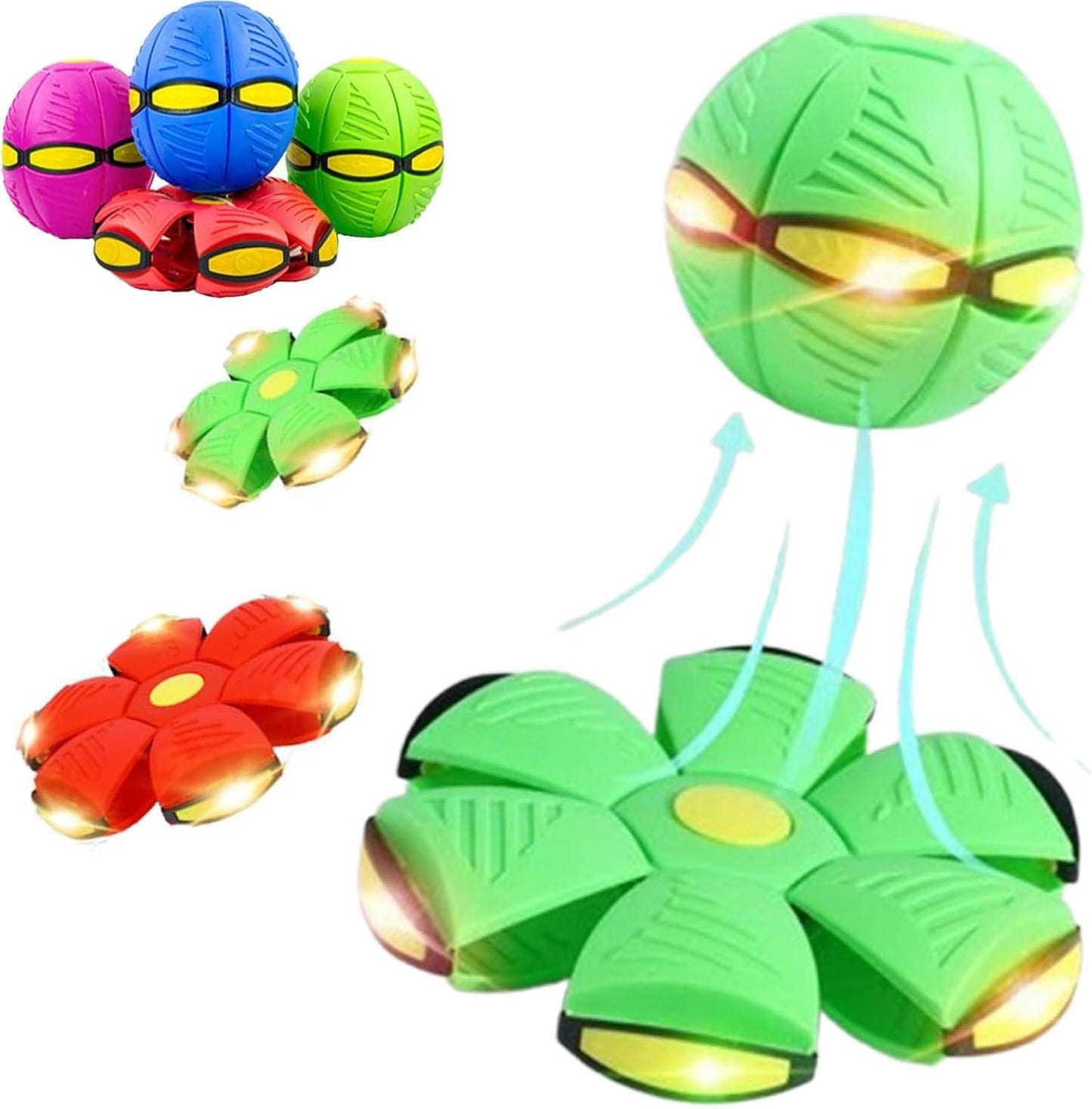 フライボール™ - 子供もペットも夢中になる！変形フライングボール