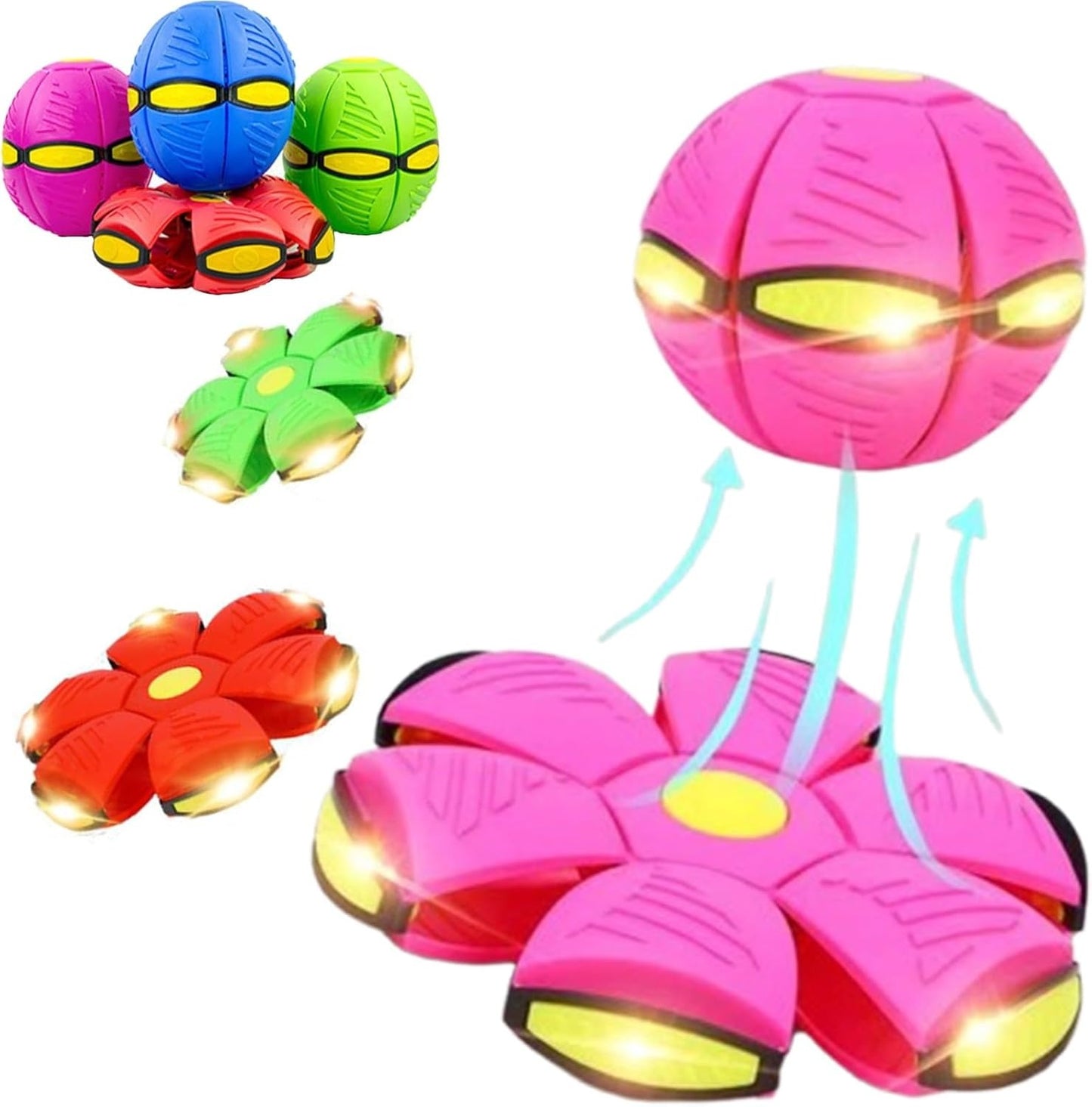 フライボール™ - 子供もペットも夢中になる！変形フライングボール